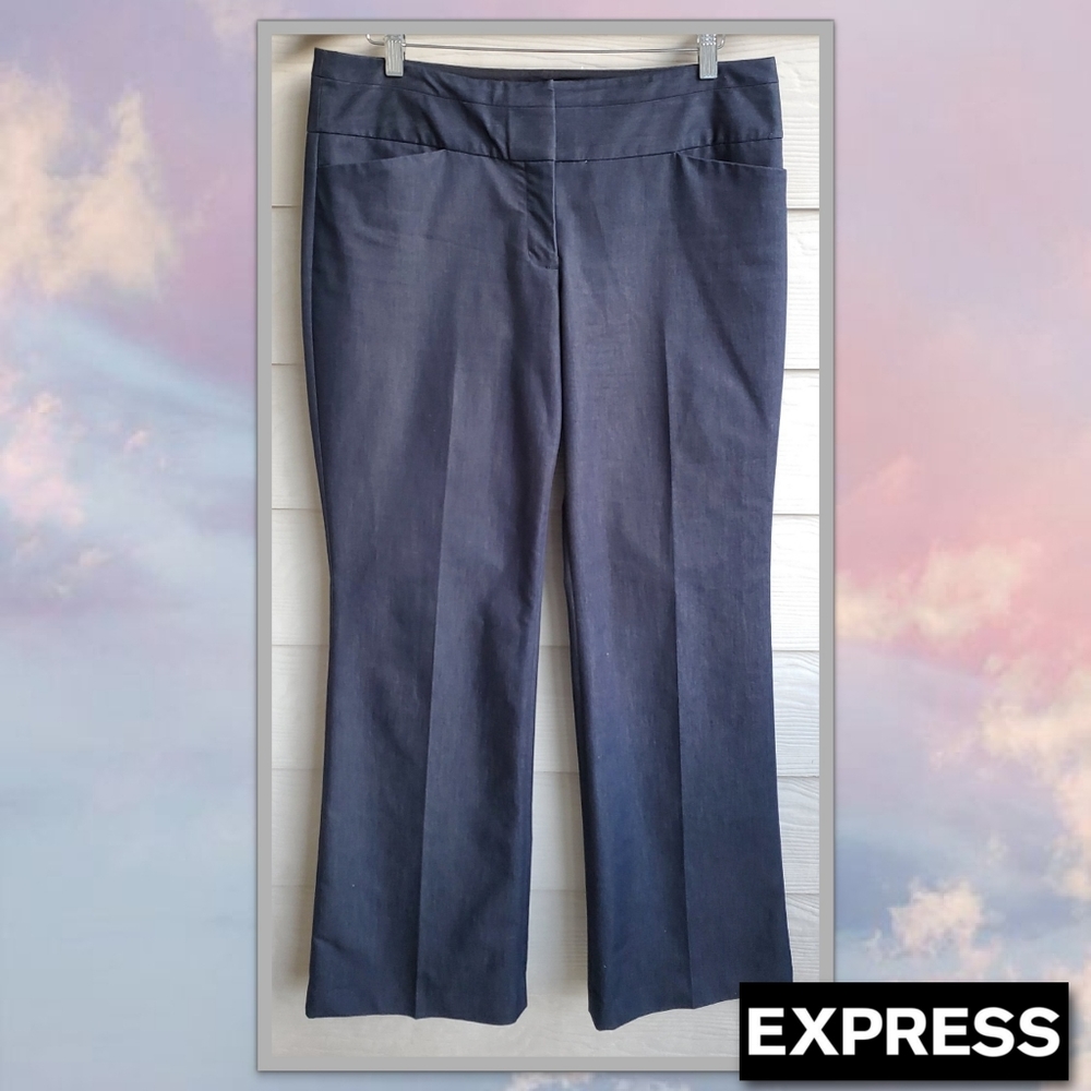 EXPRESS Denim-feel Business Casual Professional Editor Slacks Pants Trousers